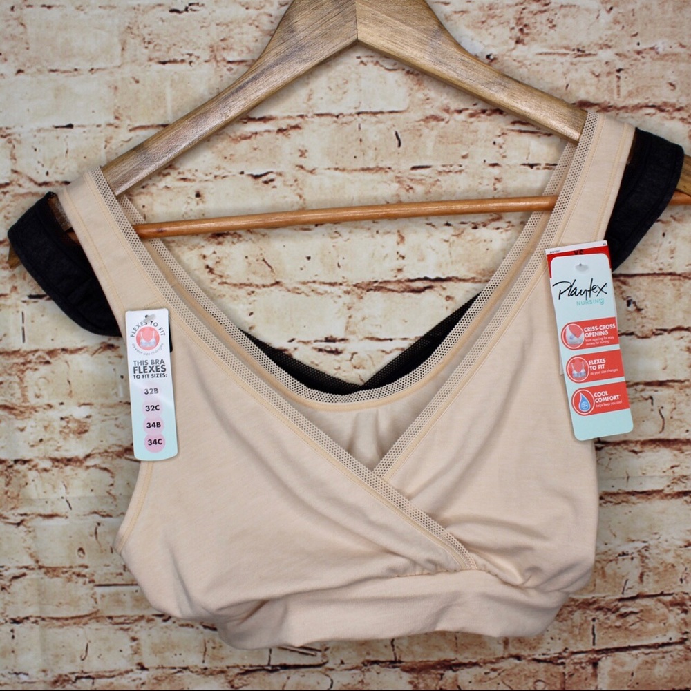 Playtex 2 Comfort Pullover wirefree Nursing Bras